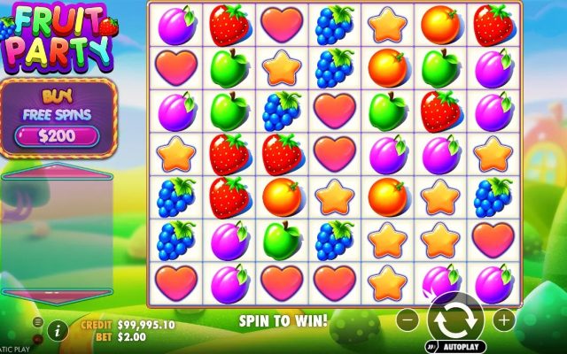 Fruit Party — Festa de Frutas com Premios Aleatorios
