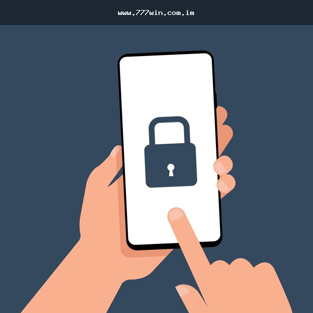 Tela de login em smartphone com ícone de cadeado e alerta de segurança